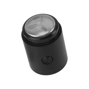 Black Mini Shaver Electric Shaver Small Steel Cannon Portable Knife Travel Sh - Picture 1 of 12