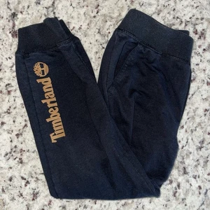 Pantalones deportivos Timberland para niños talla 6 con logotipo negros con bolsillos para jóvenes y niños - Imagen 1 de 9