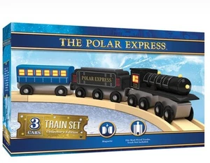 Masterpieces 41985 Der Polarexpress magnetisches Holzspielzeug-Eisenbahn-Set - Bild 1 von 2