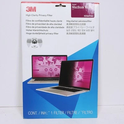3M High Clarity Privacy Filter for Apple MacBook Pro 15 2017 NEW 343mm x 222mm - Image 1 of 3