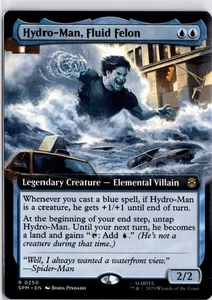 Hydro-Man, Fluid Felon Extended Art Marvel's Spider-Man Regular TCG - Picture 1 of 7