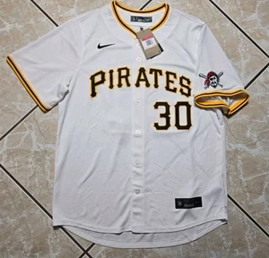 NWT Nike Authentic Pittsburgh Pirates Paul Skenes #30 White Home Jersey Men's L - Picture 1 of 14