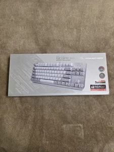 ASUS ROG Strix Scope NX TKL Wired Mechanical RGB Gaming Keyboard Moonlight White - Picture 1 of 4