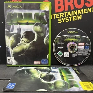Hulk W.Manual Microsoft Xbox PAL GC TESTED FREE TRACKED POSTAGE - Bild 1 von 11