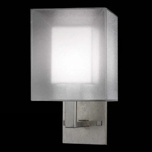 Fine Art handgefertigte Beleuchtung Quadratalli Wandleuchte - Silber - 331150-2ST - Bild 1 von 1