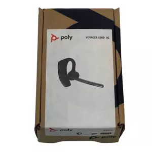 Plantronics (Poly) Voyager 5200 UC Bluetooth Headset (206110-102, 7K2F3AA) New - Picture 1 of 6