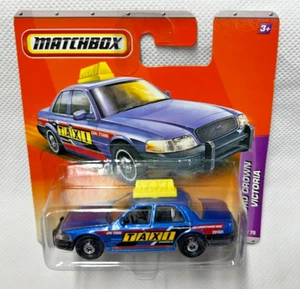 Tarjeta corta Matchbox MBX Metal (2007) Ford Crown Victoria coche de policía - totalmente nueva - Imagen 1 de 1