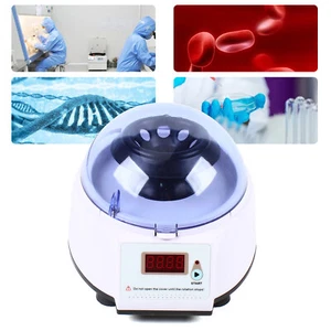 High Speed Blood Centrifuge Machine Mini Microcentrifuge 4000RPM 0.2/0.5/1.5/2ml - Picture 1 of 11