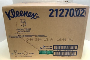 Kleenex (21270) Facial Tissue, 36 Boxes, 90 Sheets Per Box, White, Disheveled - Picture 1 of 6