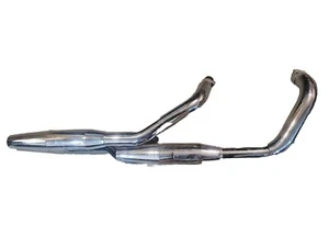 1995 HONDA SHADOW VLX 600 VT600C  EXHAUST PIPE HEADER MUFFLERS Oem Chrome  - Picture 1 of 12