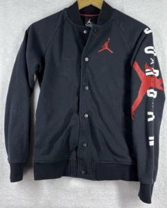 Nike MICHAEL JORDAN "Air Jordan" Jacket CHICAGO BULLS Zippered Youth Large - Picture 1 of 12