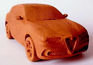 1:18 Stelvio Quadrifoglio Q4 Modello in Scala Auto in Legno Replica Collezione - Foto 1 di 8