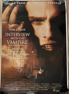 CHRISTIAN SLATER signiertes INTERVIEW mit dem VAMPIRE Advance FILMPOSTER - Bild 1 von 4