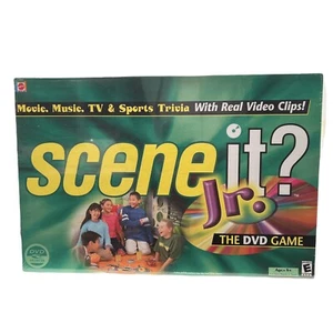 Mattel 2004 - SCENE IT? Jr. The DVD Game, A Trivia Game For Kids - NEW SEALED - Picture 1 of 11