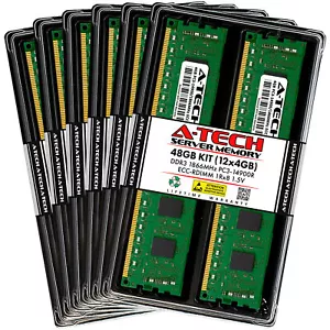 48GB 12x 4GB PC3-14900R RDIMM ASUS RS700-E7/RS4-C RS700-E7/RS8 Memory RAM - Picture 1 of 3