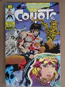 Épico y Marvel Comics Coyote #13 1985 primer trabajo de portada de Todd McFarlane - Imagen 1 de 8