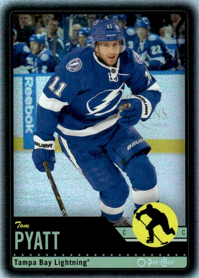 2012-13 O-Pee-Chee Black Rainbow Tom Pyatt /100 Tampa Bay Lightning #29 - Image 1 of 2