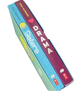 Smile and Sisters The Box Set Raina Telgemeier 2014 Adolescent Graphic Novels - Picture 1 of 7