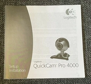 Logitech QuickCam Pro 4000 Webcam Setup Book - Picture 1 of 1