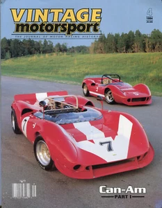 Vintage Motorsport July/August 1994 Can-Am Lola T70 Ferrari 1956 Laguna Seca - Imagen 1 de 1