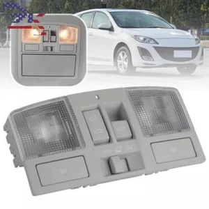 FOR 2010-12 Mazda3 Overhead Console W/SUNROOF SWITCH-W/O DOWN LIGHT BBM669970 - Picture 1 of 7