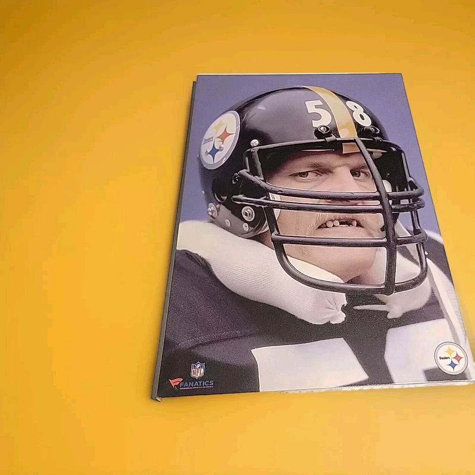 Jack Lambert Canvas Wall Art 14"×21" - Image 1 of 4
