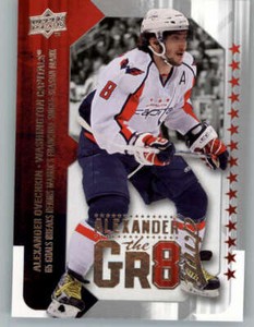 2008-09 Upper Deck MVP Alexander the Gr8 #AO4 Alexander Ovechkin (ref 162414)