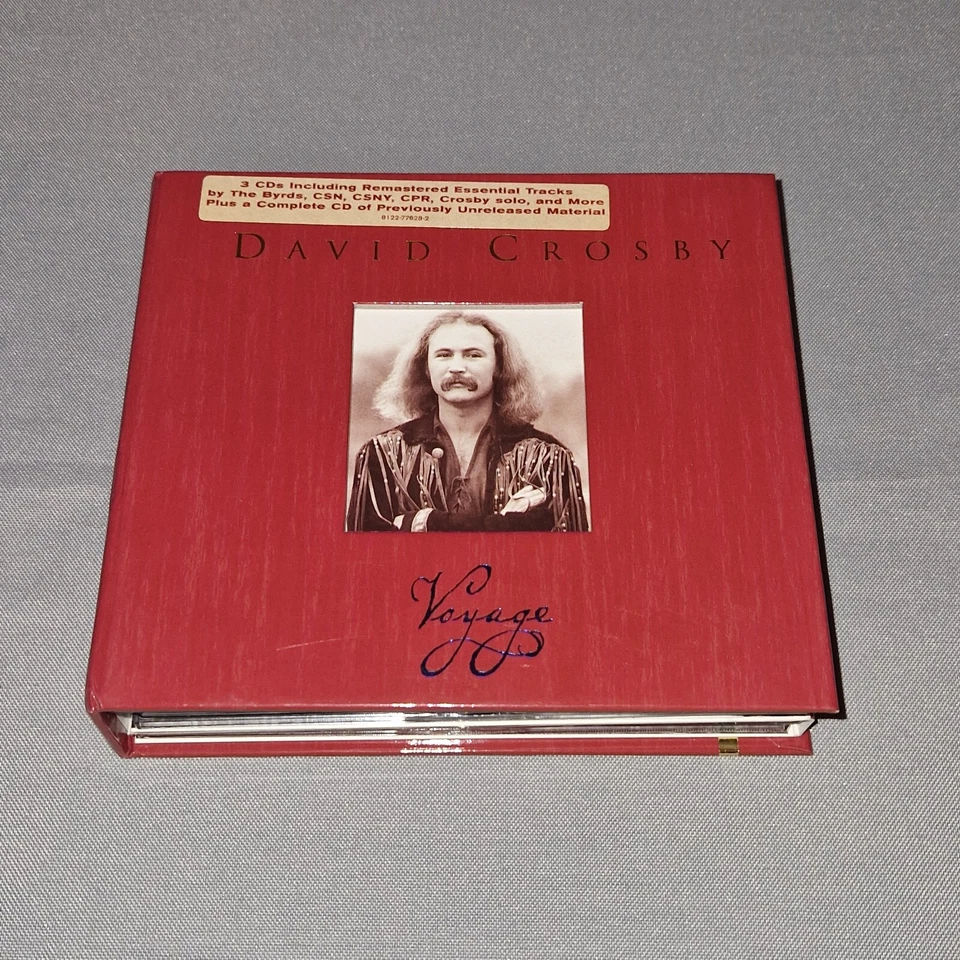 DAVID CROSBY - VOYAGE (HDCD) / RHINO 3-CD-BOX-SET 2006 (MINT-) & BOOKLET - Bild 1 von 4