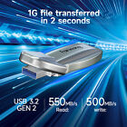 Fanxiang Highspeed Usb 3.2 Gen2 Flash Drive 1tb 512gb Ssd Memory Stick 550mb/s