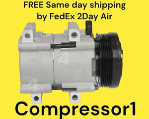 AC Compressor Fits 2007 2008 2009 2010 Ford Mustang 4.0L - Picture 1 of 2
