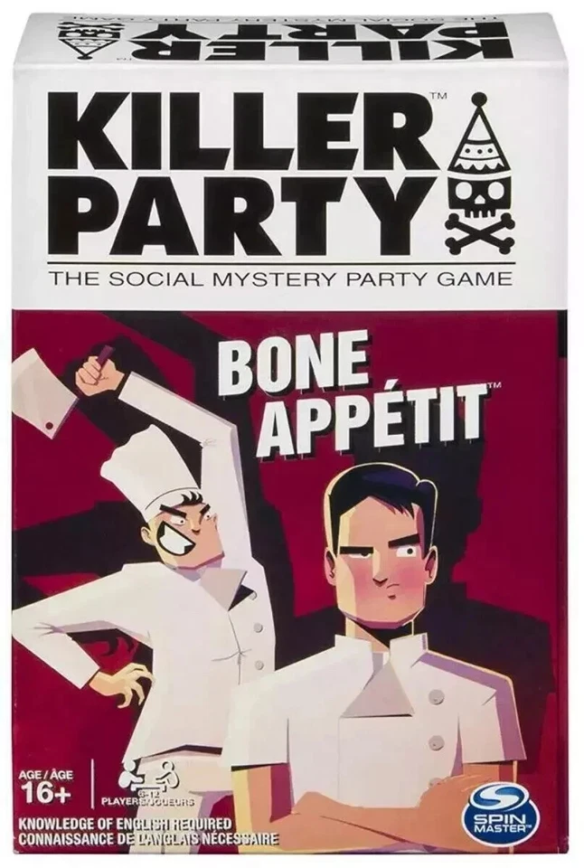 🆕KILLER PARTY: THE SOCIAL MYSTERY PARTY GAME SPIN MASTER 16+ - Image 1 of 1