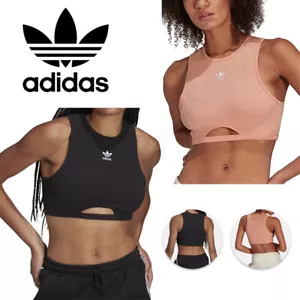 ADIDAS ORIGINALS Sports Bra Training Top Ladies Womens Running Jogging Fitness - Picture 1 of 9