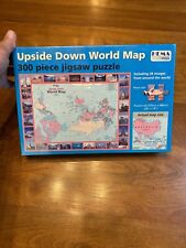 24"x36" Maps Upside Down Political World Map. Vintage maps, Rare maps New Sealed