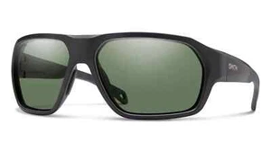 Smith Optics Deckboss Polarized ChromaPop Men's Sunglasses Matte Black / Green - Picture 1 of 4