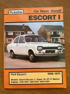 Ford Escort MK1 Autodata Car Repair Manual 1968-19750 - Picture 1 of 18
