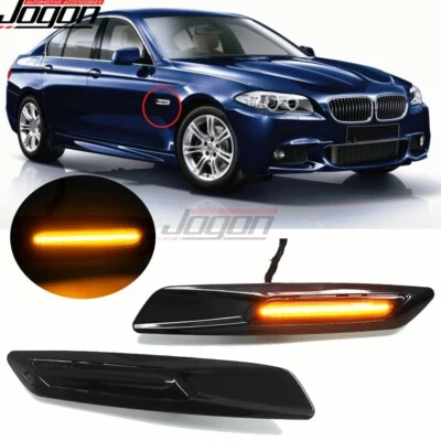 Luces LED de señalización lateral de señal de giro para BMW 528i 528xi 535i 535xi 550xi híbrido 5 Foto 1 de 4