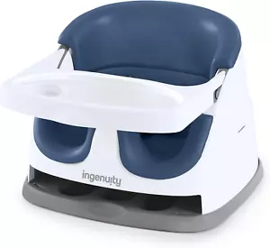 Baby Base 2-In-1 Booster Feeding and Floor Seat with Self-Storing Tray - Night S - Picture 1 of 12