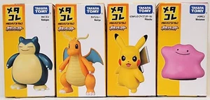 Metacolle Pokemon Lot of 4 Pikachu Snorlax Dragonite Ditto Takara tomy - Picture 1 of 6