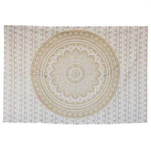 Wandtuch Dekotuch Mandala 70x100cm Indische Tagesdecke Wanddeko Blume Chill out - Picture 1 of 3