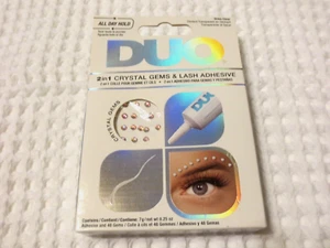 DUO Tube 2 in 1 Adhesive Eyelash Crystal Gems and Lash Adhesive 1 pack - Picture 1 of 3