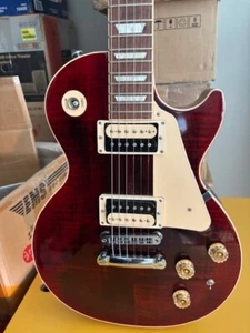 2014 Gibson Les Paul Classic 120th Anniversary (Plecked) Red Wine New - Picture 1 of 12