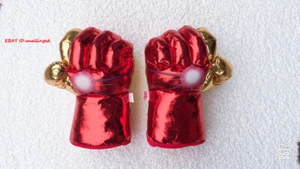 Avengers Iron Man Hands Kid's Boxing Gloves Smash Fists Roleplay Costume Plush - Picture 1 of 3