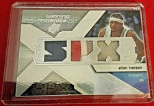 Allen Iverson Panini Prizm UD Topps Chrome Refractor PSA Gold AUTO Patch 3/4