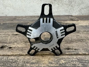 Tioga Bmx Spider 110 Or 130 Bcd Vintage Old School Sprocker Chainring Black - Picture 1 of 6