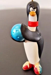 Penguin Bowling's a Ball Ornament / Hallmark Keepsake / 1999 scarpe da ballo - Foto 1 di 5