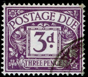 SG D60, 3d violet, FINE USED, CDS. WMK MULT CROWN - Picture 1 of 1