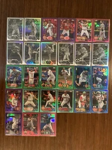 2023 Topps Chrome Update Serial Numbered Parallel SP Short Print - 27 Card Lot - Picture 1 of 3