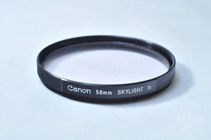 @ SakuraDo Camera @ Excellent! @ Canon 58mm Skylight 1x Screw-In Lens Filter - Picture 1 of 5