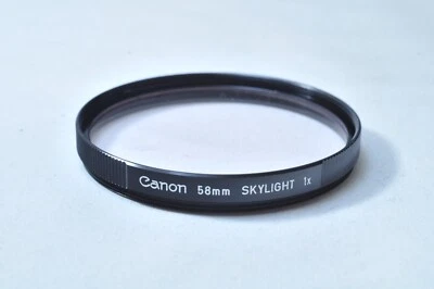 @ SakuraDo Camera @ Excellent! @ Canon 58mm Skylight 1x Screw-In Lens Filter - Image 1 of 4