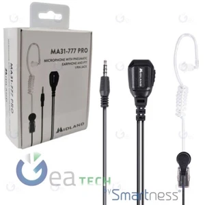 MIDLAND MA31-777 PRO Microphone Avec Casque Pneumatique Et PTT 1 Pin Jack 3,5MM - Bild 1 von 3